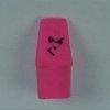 1" Smile Wedge Cap Eraser - 12 pk.