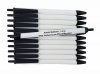 White Body - Black Top & Bottom - Champion Pens - 12 pkg.