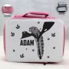 Personalized Caterpillar Theme - Pink School Lunch Box for kids