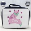 Personalized Fox Theme - Blue School Lunch Box for kids