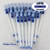 Apprise Pens - Plastic Body with Blue Accents - Blanks - 50pkg