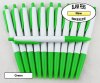 Breeze Pens - White Body with Green Accents - Blanks - 50pkg