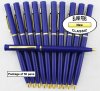 Classic Pens - Blue Body with Gold Accents - Blanks - 50pkg