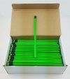 ezpencils - 144 Neon Green Hex Pencils - Non-Personalized