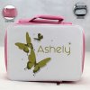 Personalized Butterfly Theme - Pink School Lunch Box for kids