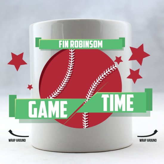 Baseball Personalized Coffee Mug - Click Image to Close
