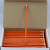 ezpencils - 144 Orange Hex Pencils - Non-Personalized