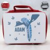 Personalized Caterpillar Theme - Red School Lunch Box for kids