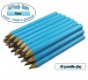 ezpencils - 48 Sky Blue Golf Without Eraser - Blank Pencils