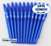 Willowy Pens -Blue Body & white Silicone Gripper-Blanks-50pkg