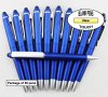Touch Pen - Blue Body, Silver Accents - Blanks - 50pkg