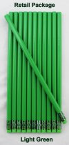 ezpencils - 12 pkg. Blank Hexagon Pencils - Light Green