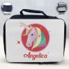 Personalized Unicorn Design - Blue School Lunch Box for kids