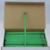 ezpencils - 144 Light Green Pencils with Green Ferrule & Eraser