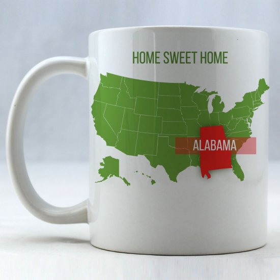 Home State Personalized Coffee Mug - Click Image to Close