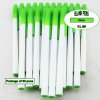 Slim Pen -White Body and Apple Green Accents- Blanks - 50pkg