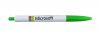 Breeze Pen, White Body with Green Accents 12 pkg - Custom Image