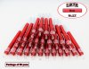 Buzz Pens - Red Body with a White Grip - Blanks - 50pkg