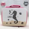 Personalized Sea Horse Theme - Pink School Lunch Box for kids