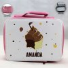 Personalized Cupcake Theme - Pink School Lunch Box for kids