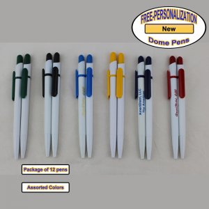 ezpencils - Personalized - Solid White Body with Assorted Colors