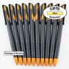 Radiant Pen -Black Body & Metallic Orange Accents-Blanks- 50pkg