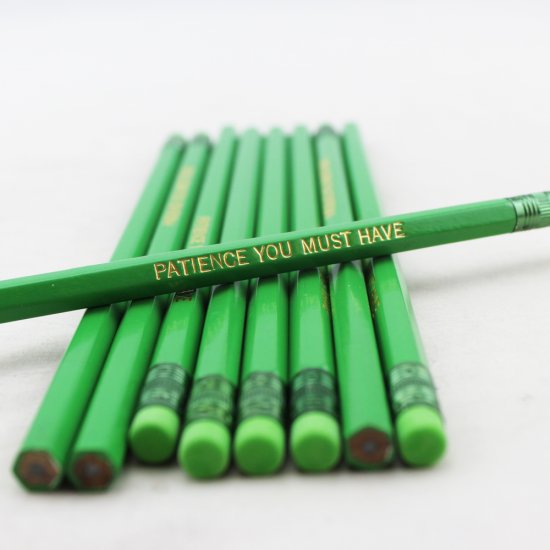 ezpencils - Personalized Light Green Hex Pencils - 144 Pencils - Click Image to Close