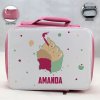 Personalized Cupcake Theme - Pink School Lunch Box for kids