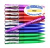 Assorted Colors Body - Silver Accents - Cyclone Pens - 12 pkg.