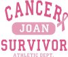 Cancer Survivor Athletic Dept - Breast Cancer Awareness Personal