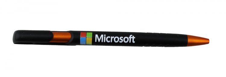 Radiant Pen, Black Body, Metallic Orange 12pkg, Custom IMG - Click Image to Close
