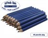 ezpencils - 48 Dark Blue Golf Without Eraser - Blank Pencils