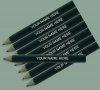 ezpencils - 24 pkg Personalized Hexagon Dark Green Golf Pencils