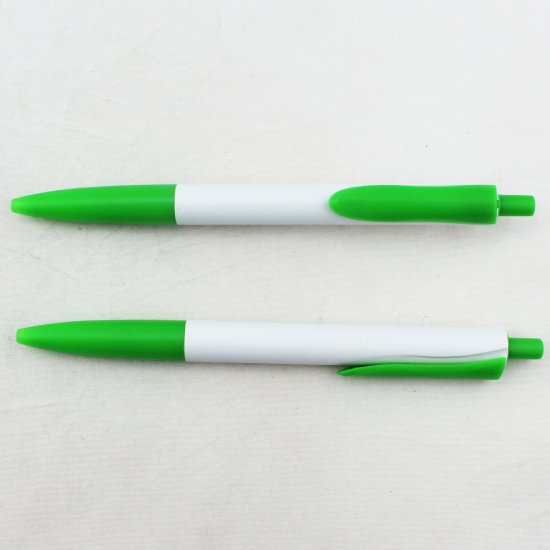 Breeze Pens - White Body with Green Accents - Blanks - 50pkg - Click Image to Close