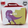 Personalized Dinosaur Theme - Red School Lunch Box for kids