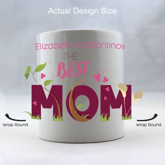 Best Mom Personalized Coffee Mug - Click Image to Close