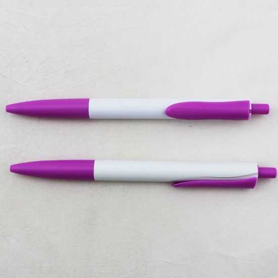 Breeze Pens - White Body with Purple Accents - Blanks - 50pkg - Click Image to Close