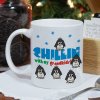 Chillin' Penguin Personalized Winter Coffee Mug