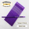 ezpencils - Personalized Metallic Purple Round Pencil - 12 pkg