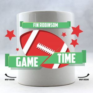 Football Personalized Coffee Mug