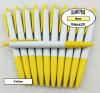Breeze Pens - White Body with Yellow Accents - Blanks - 50pkg