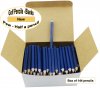ezpencils -144 Dark Blue Golf Without Eraser- Blank Pencils