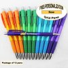 Grid Pen, Assorted Colors Body and Grip, 12 pkg - Custom Image