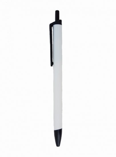 White Body - Black Top & Bottom - Champion Pens - 12 pkg. - Click Image to Close