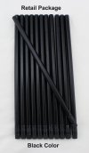 ezpencils - 12 pkg. Blank Hexagon Pencils - Black