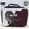 Personalized Dinosaur Theme - Blue School Lunch Box for kids