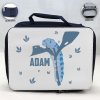 Personalized Caterpillar Theme - Blue School Lunch Box for kids