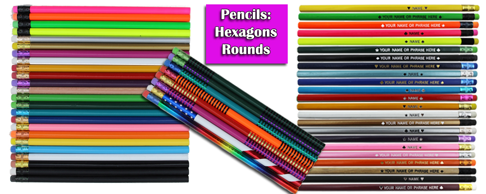 Hexagon & Round Pencils