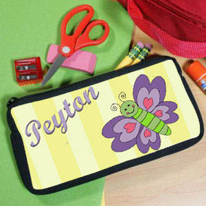 Personalized Butterfly Pencil Case - Click Image to Close
