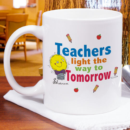 Light The Way Teacher Coffee Mug - Click Image to Close